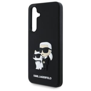Karl Lagerfeld KLHCS24FE3DRKCNK S24 FE S721 dėklas telefonui juodos spalvos hardcase 3D Rubber Karl&Choupette - Image 5