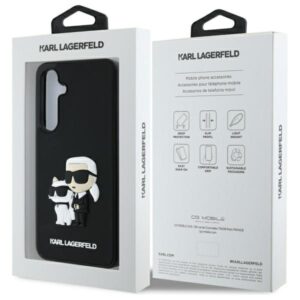 Karl Lagerfeld KLHCS24FE3DRKCNK S24 FE S721 dėklas telefonui juodos spalvos hardcase 3D Rubber Karl&Choupette - Image 7