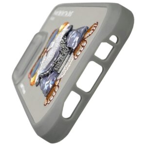 Nimmy Apple iPhone 15 Pro 6.1" dėklas telefonui pilkos spalvos Glasses Cool Cat - Image 6