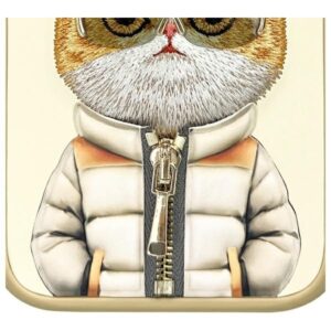 Nimmy Apple iPhone 16 6.1" dėklas telefonui haki spalvos Cool&Cute 2.0 Cat - Image 9