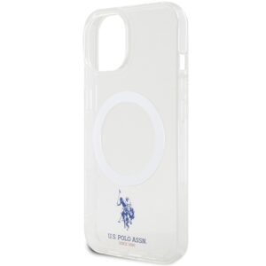 US Polo USHMP15SUCIT Apple iPhone 15 / 14 / 13 6.1" dėklas telefonui skaidrus MagSafe Collection - Image 6