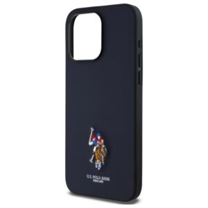 US Polo USHCP15XPEMV Apple iPhone 15 Pro Max  6,7" dėklas telefonui mėlynos spalvos Embroidered DH Color - Image 6