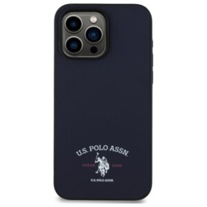 US Polo USHCP15XPARV Apple iPhone 15 Pro Max 6,7" dėklas telefonui mėlynos spalvos Printed DH Logo - Image 3