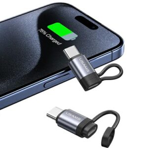 USAMS Adapteris AU17 Lightning - USB-C 30W aluminium SJ677LN01 (US-SJ677) - Image 6