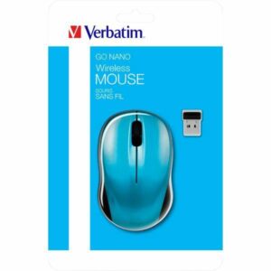 Verbatim belaidė pelė Go Nano 1600 dpi mėlynos spalvos 49044 - Image 4