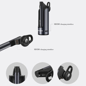 Awei Bluetooth laisvų rankų įranga A835BL with a holder and power bank rožinio aukso spalvos - Image 6