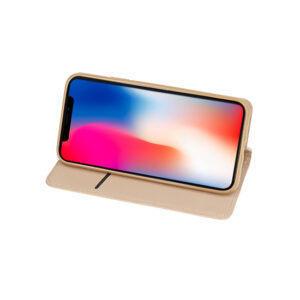 Smart Book MAGNET dėklas skirtas Apple iPhone 13 Pro MAX aukso spalvos - Image 4