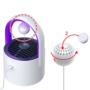 Baseus Fragrance traps mosquito killing lamp Star UV 3 pieces (ACMWD-B) baltos spalvos - Image 2