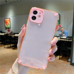 Armor Glitter dėklas skirtas Apple iPhone 12 Pro rožinės spalvos - Image 4