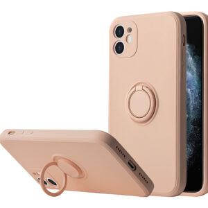 Vennus silikoninis Ring skirtas Apple iPhone 11 Pro Light rožinės spalvos - Image 2