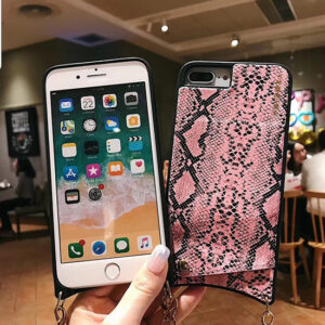 Krepšys telefonui - SNAKE Leather - Apple iPhone XS Max pilkos spalvos - Image 6