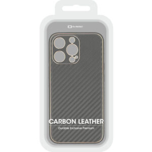 Tel Protect Leather Carbon dėklas skirtas Apple iPhone 11 Pro juodos spalvos - Image 8