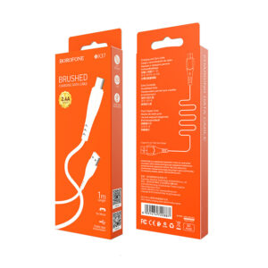 Borofone Kabelis BX37 Wieldy - USB į Micro USB - 1 metras baltos spalvos - Image 4