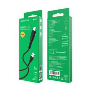 Borofone Kabelis BX37 Wieldy - USB į Micro USB - 1 metras juodos spalvos - Image 7