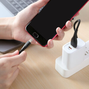 Borofone Kabelis BX37 Wieldy - USB į Micro USB - 1 metras juodos spalvos - Image 6