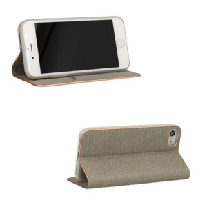 Vennus Book dėklas su rėmeliu skirtas Xiaomi Poco X4 Pro 5G pilkos spalvos - Image 3