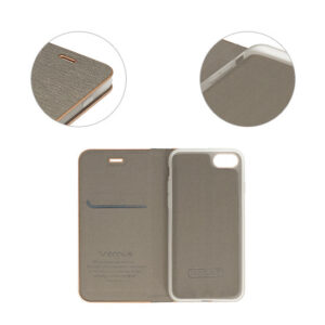 Vennus Book dėklas su rėmeliu skirtas Xiaomi Poco X4 Pro 5G pilkos spalvos - Image 4