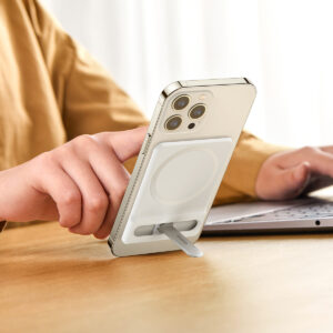 Baseus Foldable Magnetic Bracket (LUXZ010002) baltos spalvos - Image 8