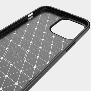 Galinis dangtelis CARBON skirtas Apple iPhone 14 Pro Max juodos spalvos - Image 7