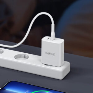 Dux Ducis Duzzona wall charger T4 - 2xType C - PD 35W baltos spalvos - Image 9