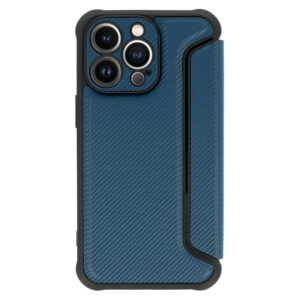 Razor Carbon Book dėklas skirtas Apple iPhone 12 Pro mėlynos spalvos - Image 3