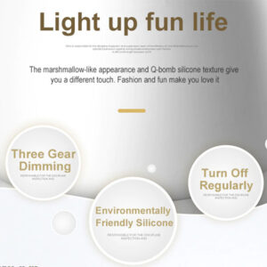 Naktinis šviestuvas W-008 Mushroom blue - Image 3