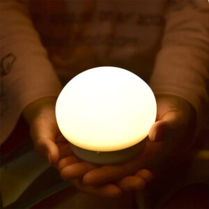 Naktinis šviestuvas W-008 Grybas rožinės spalvos - Image 5