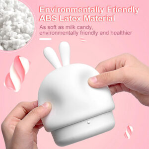 Naktinis šviestuvas W-008 Kiškis baltos spalvos - Image 5