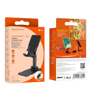Borofone Desktop laikiklis, stand BH81 Astral juodos spalvos - Image 6