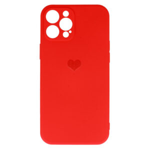 Vennus silikoninis Heart dėklas skirtas Apple iPhone 11 Pro design 1 raudonos spalvos - Image 4