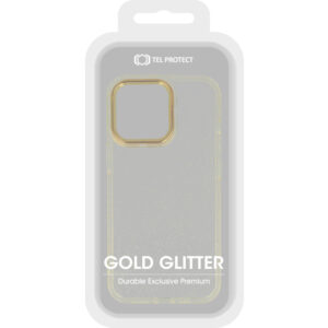 Tel Protect aukso spalvos Glitter dėklas skirtas Apple iPhone 12/12 Pro aukso spalvos - Image 7