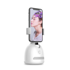 Telefono laikiklis su 360° veido sekimu P2S baltos spalvos - Image 3