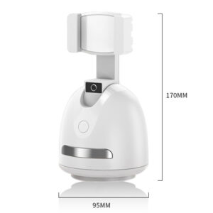 Telefono laikiklis su 360° veido sekimu P2S baltos spalvos - Image 4