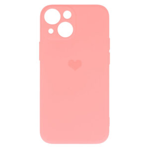 Vennus silikoninis Heart dėklas skirtas Apple iPhone 14 Plus design 1 rožinės spalvos - Image 4
