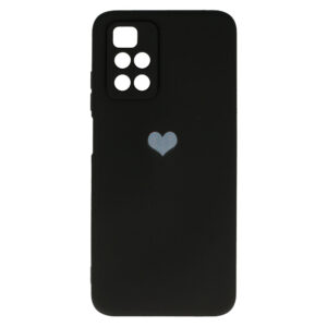 Vennus silikoninis Heart dėklas skirtas Xiaomi Redmi 10 design 1 juodos spalvos - Image 4