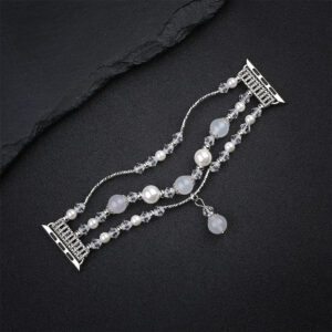 Apyrankė skirta Apple Watch 38/40/41 design 4 baltos spalvos - Image 3