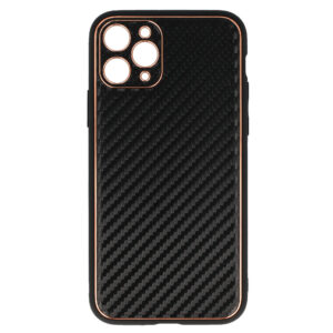 Tel Protect Leather Carbon dėklas skirtas Apple iPhone 11 Pro juodos spalvos - Image 4