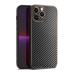 Tel Protect Leather Carbon dėklas skirtas Apple iPhone 11 Pro juodos spalvos - Image 7