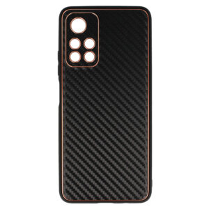 Tel Protect Leather Carbon dėklas skirtas Xiaomi Redmi Note 11 5G/Note 11S 5G/Poco M4 Pro 5G juodos spalvos - Image 4