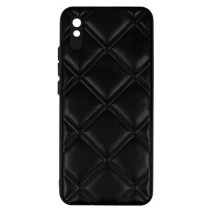Leather 3D dėklas skirtas Xiaomi Redmi 9A design 3 juodos spalvos - Image 4