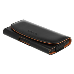 Telone VIVA Belt Holster (Dydis 17) skirtas Apple iPhone 16 Pro/16 Plus/Samsung A54 5G/S20 FE/S23 FE/S23 Plus/S24 Plus black, leather (155x75x12 mm) - Image 6