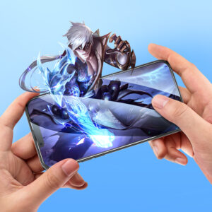 Borofone Apsauginis stiklas BF6 Diamond Armor Full Screen HD skirtas Apple iPhone 14/13/13 Pro - 10 vnt - Image 6