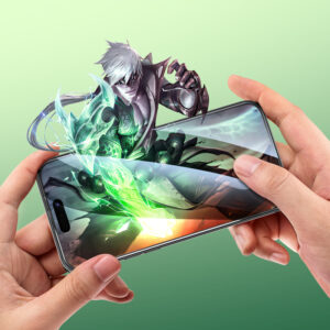 Borofone Apsauginis stiklas BF8 Diamond Armor Full Screen 5D Large Arc skirtas Apple iPhone 14 Pro - 10 vnt - Image 6