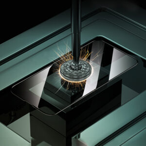 Borofone Apsauginis stiklas BF8 Diamond Armor Full Screen 5D Large Arc skirtas Apple iPhone 14 Pro - 10 vnt - Image 7