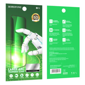 Borofone Apsauginis stiklas BF8 Diamond Armor Full Screen 5D Large Arc skirtas Apple iPhone 14 Pro - 10 vnt - Image 8
