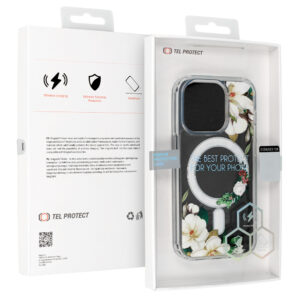 Tel Protect Flower Magsafe dėklas skirtas Apple iPhone 12 design 3 - Image 7
