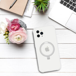 Tel Protect Magical Magsafe Stand dėklas skirtas Apple iPhone 11 Pro sidabro spalvos - Image 5