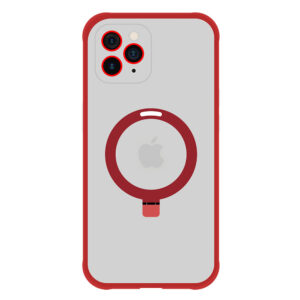 Tel Protect Magical Magsafe Stand dėklas skirtas Apple iPhone 11 Pro Max raudonos spalvos - Image 2