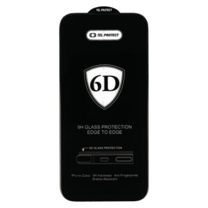 Full Glue 6D Apsauginis stiklas skirtas Apple iPhone 11 Pro Max/XS Max BLACK - Image 2