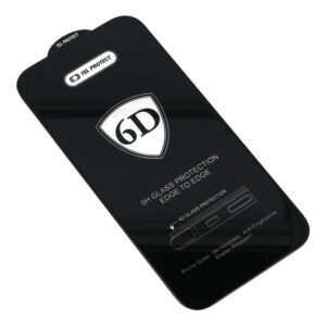 Full Glue 6D Apsauginis stiklas skirtas Apple iPhone 15 Plus BLACK - Image 4